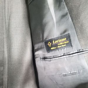 Men's 2-Piece Suit -Olive Green/Loriano Collection